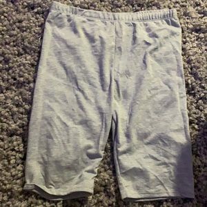 Light Grey Comfy and fitted Biker shorts 💗